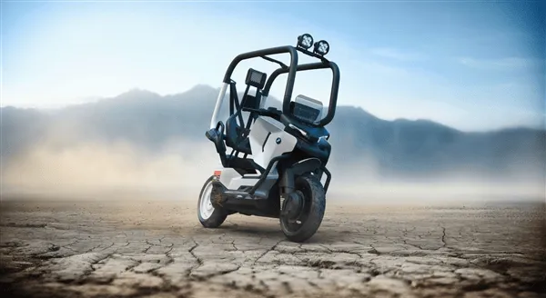 Yabo-宝马发布全新纯电概念摩托：自带防护笼